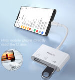 GS16 High Quality Type-C To USB 3.0 TF SD Card Slot & PD Quick Charge OTG Adapter - Image 10