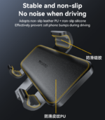 C250 360 Rotation Three-point stabilized clamping Hover Screen Snap-on Press Clip Phone Holder - Image 10