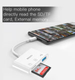 GS16 High Quality Type-C To USB 3.0 TF SD Card Slot & PD Quick Charge OTG Adapter - Image 12