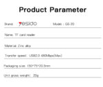 GS20 Portable Mini USB to TF rfid card reader OTG for Computer laptop Card Reader - Image 8