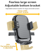 C267 360 Adjustable Silicone Non-slip Stretchable Suction Cup Press Phone Holder - Image 13