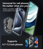 C267 360 Adjustable Silicone Non-slip Stretchable Suction Cup Press Phone Holder - Image 17