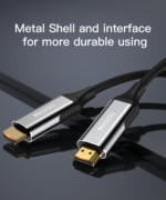 HM11 8K Ultra Clear Metal Shell and interface No Delay In Data Transfering HDMI Cable - Image 14