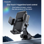 C175 One-touch Opening 360 Adjustable Viewing Angle Mini Suction Cup Ejector Clip Phone Holder - Image 2