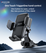 C175 One-touch Opening 360 Adjustable Viewing Angle Mini Suction Cup Ejector Clip Phone Holder - Image 6