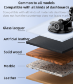 C175 One-touch Opening 360 Adjustable Viewing Angle Mini Suction Cup Ejector Clip Phone Holder - Image 15