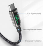 CA85 Zinc Alloy 5A Super Fast Charging USB Data Cable USB To Type-C Data Cable - Image 10