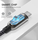 CA85 Zinc Alloy 5A Super Fast Charging USB Data Cable USB To Type-C Data Cable - Image 12