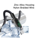 CA85 Zinc Alloy 5A Super Fast Charging USB Data Cable USB To Type-C Data Cable - Image 13