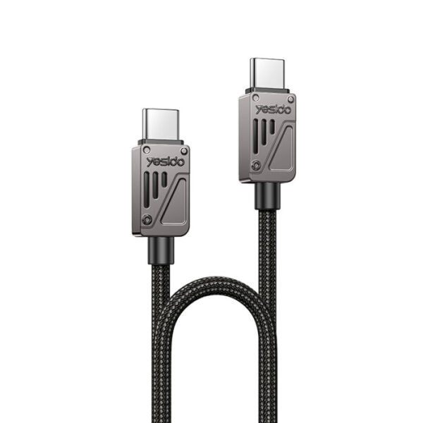 CA196 1.2M PD 60W Type-C To Type-C Fast Charging CarPlay Is Applicable Zinc Alloy Data Cable