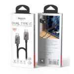 CA196 1.2M PD 60W Type-C To Type-C Fast Charging CarPlay Is Applicable Zinc Alloy Data Cable - Image 5