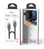 CA196 1.2M PD 60W Type-C To Type-C Fast Charging CarPlay Is Applicable Zinc Alloy Data Cable - Image 7