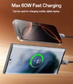 CA196 1.2M PD 60W Type-C To Type-C Fast Charging CarPlay Is Applicable Zinc Alloy Data Cable - Image 9