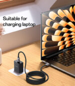 CA196 1.2M PD 60W Type-C To Type-C Fast Charging CarPlay Is Applicable Zinc Alloy Data Cable - Image 10