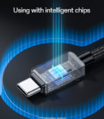 CA196 1.2M PD 60W Type-C To Type-C Fast Charging CarPlay Is Applicable Zinc Alloy Data Cable - Image 14