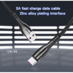 CA45 Fast Charger Usb To 5A Type-C Usb Data Cable Line Mobile Phone Charging Cable - Image 2