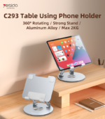 C293 360 Rotating Good Heat Releasing Folding Design Aluminum Alloy Table Holder - Image 6