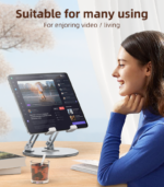 C293 360 Rotating Good Heat Releasing Folding Design Aluminum Alloy Table Holder - Image 9