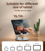 C293 360 Rotating Good Heat Releasing Folding Design Aluminum Alloy Table Holder - Image 11