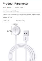 CA69 1 Meter PVC 2w for iWatch Original Wireless Charging Dock Charger Line - Image 8