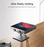 C185 Adjustable Height Aircooled Foldable Desktop Supporter Holder Metal Laptop Tablet PC Stand - Image 10