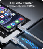 CA173  USB To Type-C 1 Meters Length Max 18W Fast Charging Magnetic Data Cable - Image 13