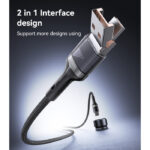 CA165C 2 in 1 60W Fast Charging High-density Braided Body USB/Type-C To Type-C Data Cable - Image 4