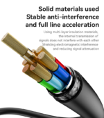 HM16 1.8m Long Gold Plated Interface Ultra Clear 4K 30Hz Stable Transmission HDMI Video Cable - Image 14