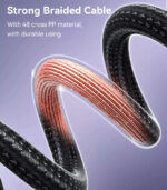 CA165C 2 in 1 60W Fast Charging High-density Braided Body USB/Type-C To Type-C Data Cable - Image 14