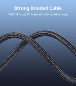 CA165C 2 in 1 60W Fast Charging High-density Braided Body USB/Type-C To Type-C Data Cable - Image 16