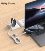 CA163 1.2 Meters 60W Fast Charging Cloth Braided Design TC to TC Data Cable For IP - Image 17