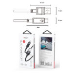 CA123C 1.2 Meter Braided High-tenacity 27W Auto Disconnect Fast Charging USB To Type-C Data Cable - Image 5