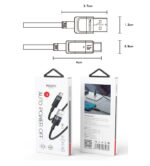 CA123C 1.2 Meter Braided High-tenacity 27W Auto Disconnect Fast Charging USB To Type-C Data Cable - Image 7