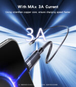 CA123C 1.2 Meter Braided High-tenacity 27W Auto Disconnect Fast Charging USB To Type-C Data Cable - Image 11