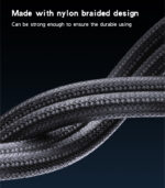 CA123C 1.2 Meter Braided High-tenacity 27W Auto Disconnect Fast Charging USB To Type-C Data Cable - Image 13