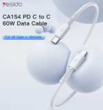 CA154 1Meter 60W PVC Cable | Type-C To Type-C Fast Charge Data Cable - Image 6