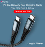 CA66  Newest Arrival Type-C to Type-C Cable Computer Phone QC Charging Type-C Data Cable - Image 6