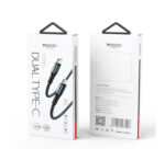 CA96 1.2M 60W (20V/3A) Nylon Braided Fast Charging Type-C to Type-C Data Cable - Image 7