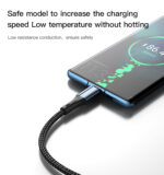 CA96 1.2M 60W (20V/3A) Nylon Braided Fast Charging Type-C to Type-C Data Cable - Image 11