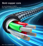 CA96 1.2M 60W (20V/3A) Nylon Braided Fast Charging Type-C to Type-C Data Cable - Image 13