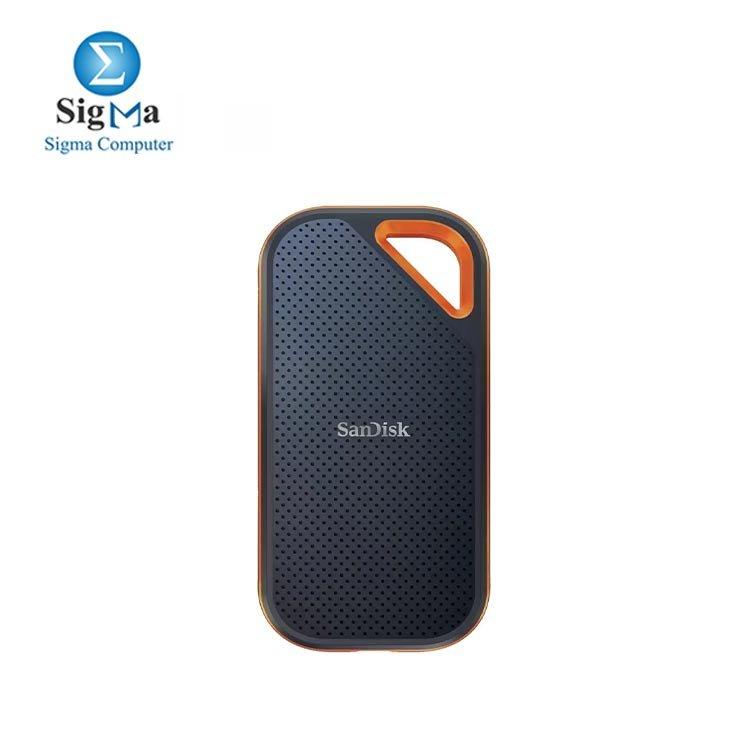 image SanDisk Extreme PRO SDSSDE81-2T00-G25 2TB NVMe SSD, USB 3.2 Gen 2x2, 2000MB/s R/W, IP65 rated - Image 1