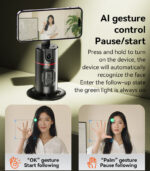 SF20 360 Auto Face Tracking Tipod Al Cloud Eye Three-axis Tracking N52 Magnetic Tracking PTZ Bracket - Image 11