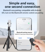 SF17 360 Handheld Panoramic Shot Selfie Stick 2.05M Bluetooth Remote Shooting Aluminum Alloy Tripod - Image 17