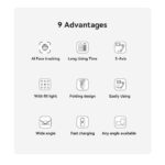 SF21 Face Tracking With Camera Powerful Battery Built-in Extra Fill Light 3-Axis Gimbal Stabilizer - Image 3