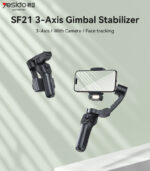 SF21 Face Tracking With Camera Powerful Battery Built-in Extra Fill Light 3-Axis Gimbal Stabilizer - Image 6