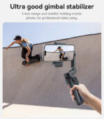 SF21 Face Tracking With Camera Powerful Battery Built-in Extra Fill Light 3-Axis Gimbal Stabilizer - Image 10