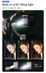 SF18 Phone Gimbal Stabilizer 360 Ai Auto Face Tracking Handheld Selfie Stick Tripod Tracking Gimbal - Image 15