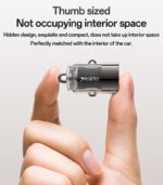 Y67 Aluminum Alloy Transparent Shell Pull Ring Design PD45W Fast Charging Mini Hidden Car Charger - Image 11