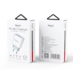 YC27 White Adapter EU Plug PD2.0 18W Fast Charging Smart Phone Travel Portable Charger - Image 5