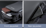 WB46 Large Capacity USB Conversion Interface Wirh Combination Lock Casual Business Crossbody Bag - Image 9